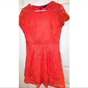 Apt 9 Coral Fit & Flare Lace Dress